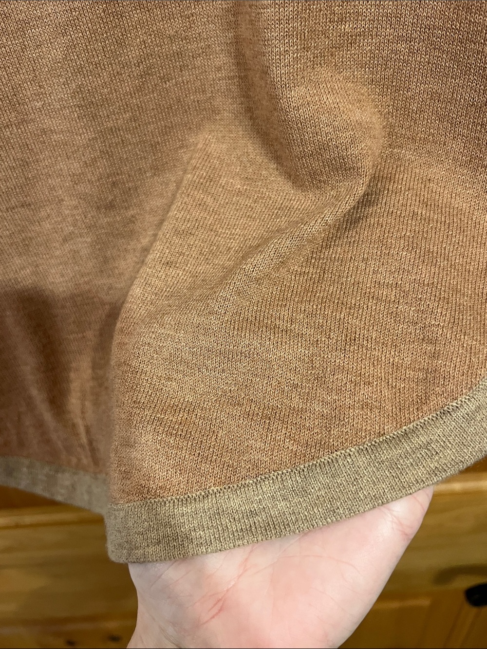 Smartwool Cream and Brown Colorblock Crewneck Sweater - Picture 6 of 8